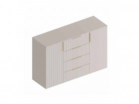 Комод с 4 ящ., 2створ. «Тефия» (тефия/софт сантьяго) в Боготоле - bogotol.mebel-nsk.ru | фото