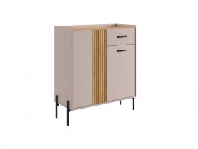 Комод с ящиком Доминика (кашемир/дуб крафт золотой) в Боготоле - bogotol.mebel-nsk.ru | фото