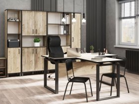 Комплект Гермес лофт (дуб крафт серый) в Боготоле - bogotol.mebel-nsk.ru | фото
