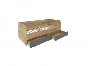 Кровать-диван с ящиками Шерлок Дв120.0_90 в Боготоле - bogotol.mebel-nsk.ru | фото