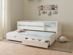 Кровать двухуровневая с ящиками «Лапландия» в Боготоле - bogotol.mebel-nsk.ru | фото