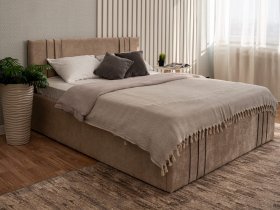 Кровать двуспальная 1,4м с подъем. мех. Леванте в Боготоле - bogotol.mebel-nsk.ru | фото