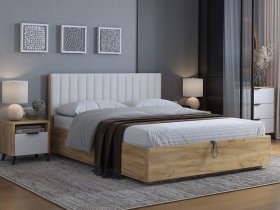 Кровать двуспальная 1,6м Юлия в Боготоле - bogotol.mebel-nsk.ru | фото