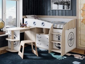 Кровать комбинированная «Немо» в Боготоле - bogotol.mebel-nsk.ru | фото