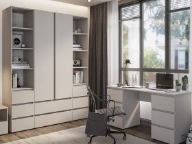 Модульная детская Люмо (кашемир) в Боготоле - bogotol.mebel-nsk.ru | фото