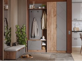 Модульная прихожая Орегон в Боготоле - bogotol.mebel-nsk.ru | фото