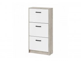 Обувница ОБ-3 Вега (дуб крафт серый/белый) в Боготоле - bogotol.mebel-nsk.ru | фото