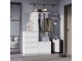 Прихожая Симпл ПР-04 (белый) в Боготоле - bogotol.mebel-nsk.ru | фото