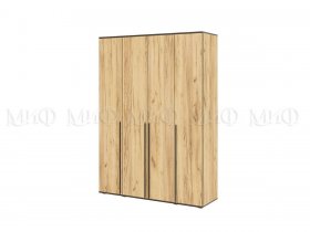 Шкаф четырехстворчатый Норд (дуб крафт) в Боготоле - bogotol.mebel-nsk.ru | фото