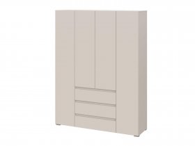 Шкаф четырехстворчатый с ящиками Люмо ШК-05 в Боготоле - bogotol.mebel-nsk.ru | фото