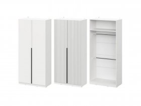 Шкаф ШК-100 Эккервуд (белый) в Боготоле - bogotol.mebel-nsk.ru | фото