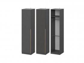 Шкаф ШК-50 Эккервуд (графит) в Боготоле - bogotol.mebel-nsk.ru | фото