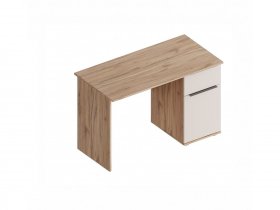 Стол письменный Правый Сицилия (дуб альпийский/тефия) в Боготоле - bogotol.mebel-nsk.ru | фото