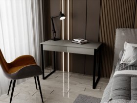 Стол письменный Ст043.0 (графит серый/черный муар) в Боготоле - bogotol.mebel-nsk.ru | фото