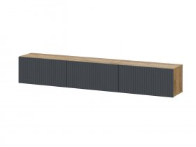 Тумба Байкал (дуб крафт золотой/графит) в Боготоле - bogotol.mebel-nsk.ru | фото