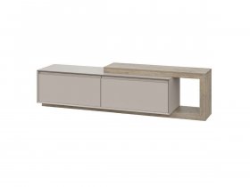 Тумба под ТВ 22 J-КШ Этна (дуб эндгрей/кашемир) в Боготоле - bogotol.mebel-nsk.ru | фото